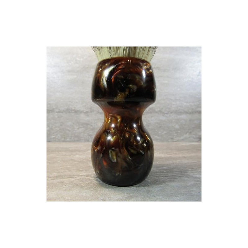 Yaqi Caramel Cat's Whisker Synthetic Shaving Brush