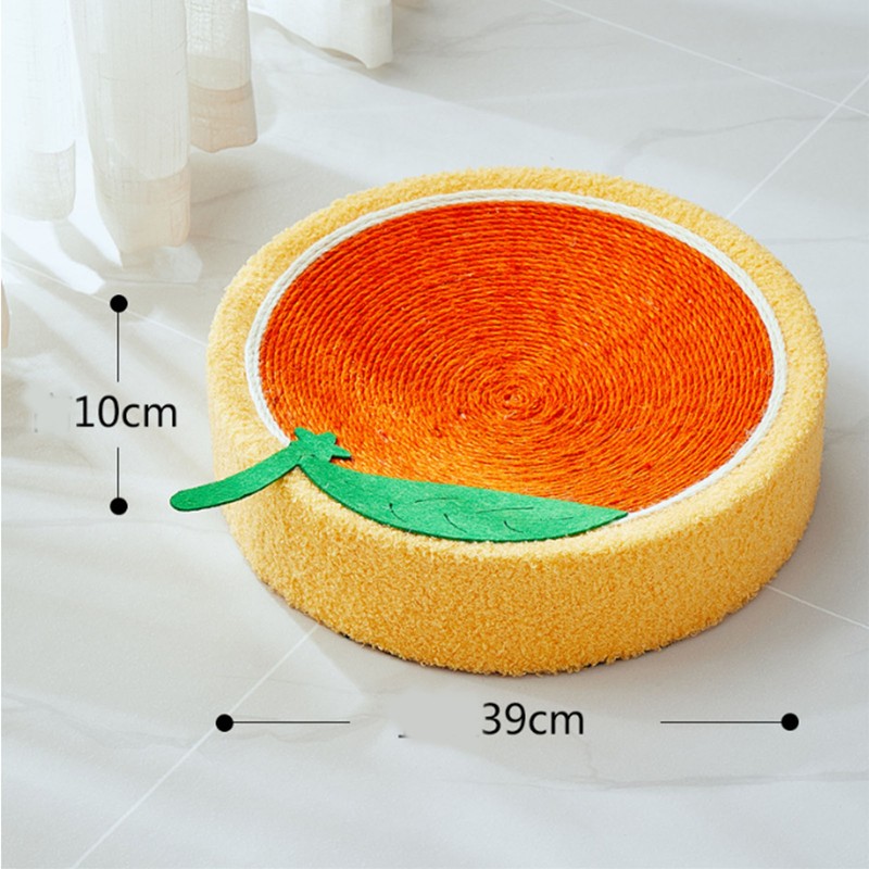 Cat Scratcher Bed Sisal Round Shape Cat Scratcher Lounge Bed