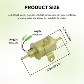 AWSZH E11005 Electric Fuel Pump Compatible with Polaris Ranger 400 500 UTV 2X4 4X4 6X6 Ranger 400 4X4 HO 2010 Ranger 500 2X4 CARB ISRAEL 2007 2008 2009 UTV 2X4 2010 4011545 4011492 4010658 4170020
