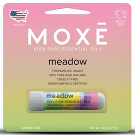 MOXE Meadow Nasal Stick | Edens Garden + Floral Bouquet | Lemongrass, Sweet Orange, Violet, Gardenia, & Vetiver Oil | Aromatherapy Inhaler with 100% Pure Essential Oils, Made in USA …