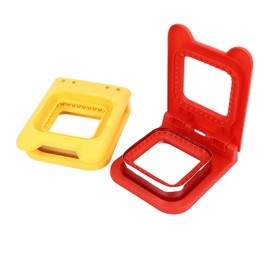 2Pcs Sandwich Cutter Sealer, Uncrustables Sandwich Maker, Homemade Uncrustable Sandwich Cutter and Sealer, Crustless Bread Sandwich Sealer Decruster, for Family DIY Lunch