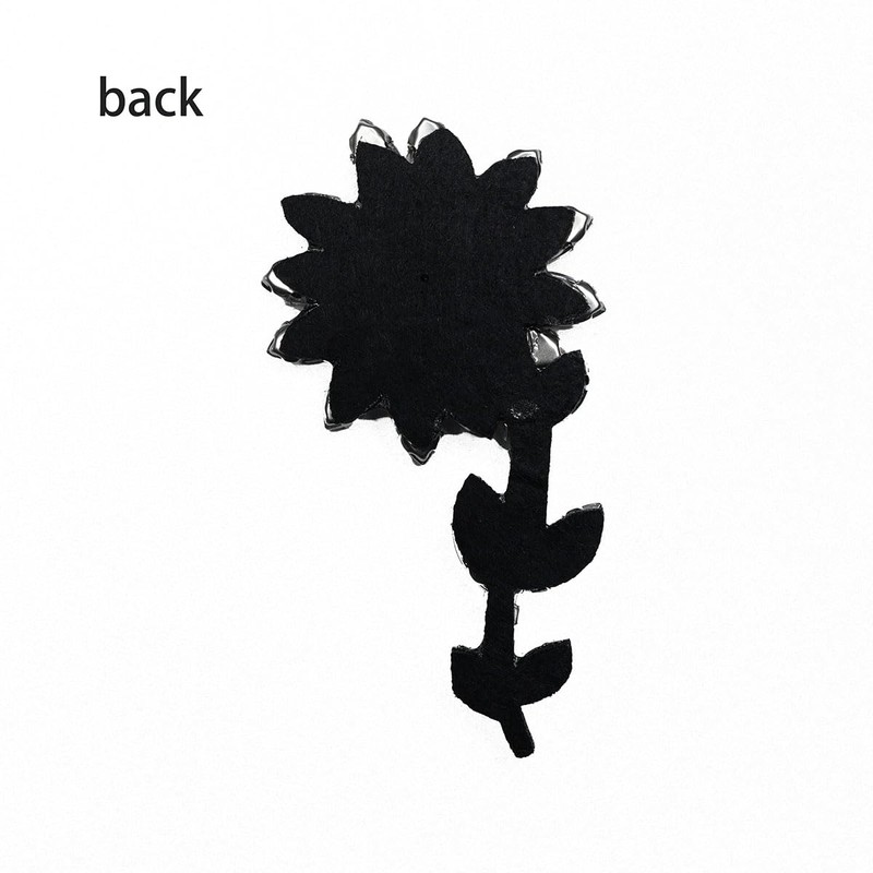 1 x Flower Handmade Beading Adhesive Back Clothes Hat Shoes