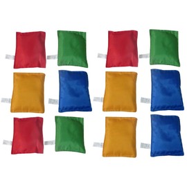 Oojami Nylon Bean Bags Toy Assorted (5 Inches by 5 Inches, 12 Piece)