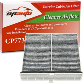 EPAuto CP773 (CF12773) Filtro de aire de cabina incluye carbón activado, reemplazo para Mazda 3 (2019-2026), Mazda 3 Sport (2019-2025), CX-30 (2020-20
