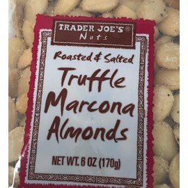Trader Joes Nuts Roasted & Salted Truffle Marcona Almonds - Pack of 3 Bags - 6 oz per Bag