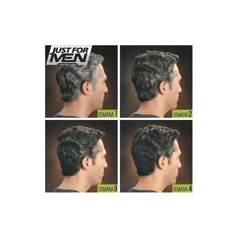 Shampoo Desvanecedor De Canas Just For Men Control Gx 2-pack