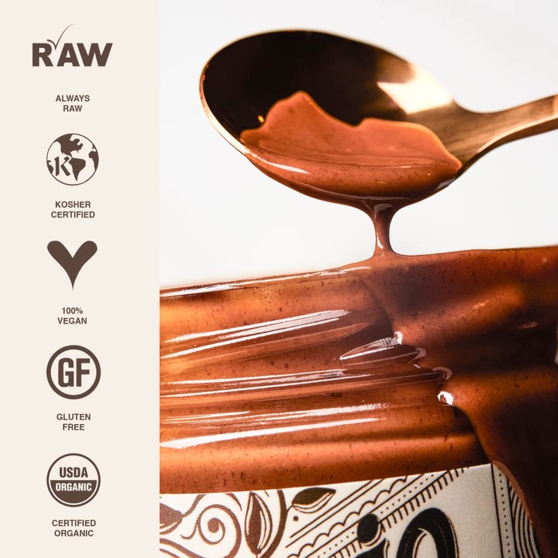 Rawmio Organic Hazelnut Crunch Spread, 6 oz. Pack of 2,