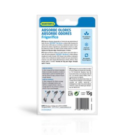 HUMYDRY Kühlschrank Frisch Clip - absorbiert Gerüche auf einer natürlichen Art - im Kühlschrank aufhängbar - besteht aus Aktivkohle