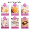 100pzs Esponja Facial Comprimida Para Limpieza Y Exfoliación