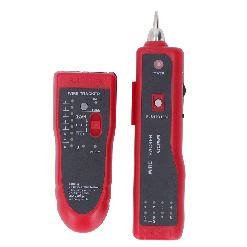 Wire Tracer Receiver Kit Network Cable Tester Line Finder for