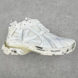 Breathable Retro Paris Style 7 Runner Dad Shoes Unisex Sporty Couple Sneakers Fashionable Mesh Lining Rubber Sole DropshippingColor: White ink dot, EUR Size: 42