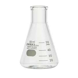 IWAKI 4980FK50 Triangular Flask, 1.7 fl oz (50 ml)