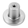 JIAYUET 12 Pack Round Silver Cabinet Knobs,Kitchen Round Door Knobs