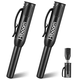 Hiboom 2 Pcs Solid Carpenter Pencil Cap, Long Nose Deep Hole Mechanical Woodworking Construction Marker Cap with Pocket Clip, Marking Scribe Tools Pencil Cap for Carpenters, Woodworkers, Architect
