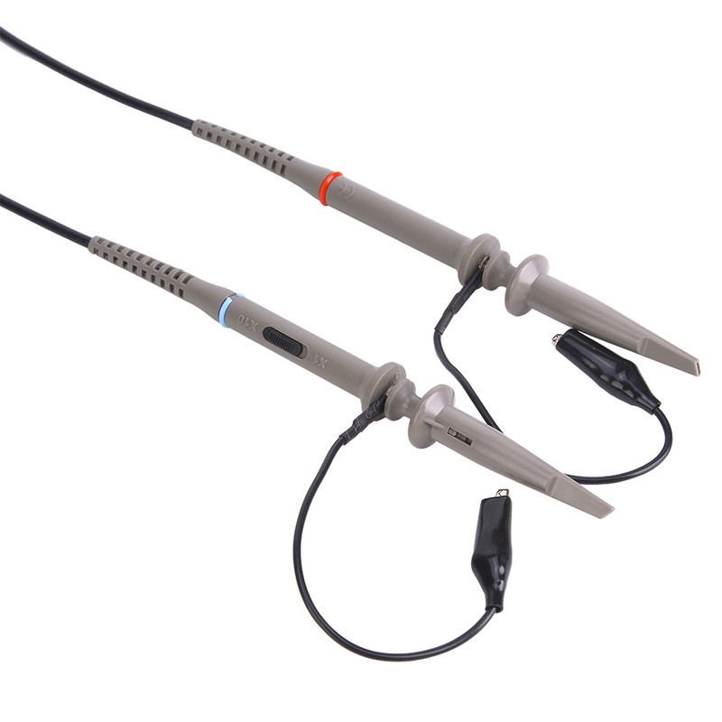 P6100 High Precision Oscilloscope Test Probe Kit 1X 10X 100MHz