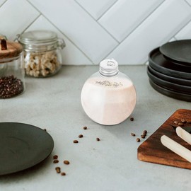 BESPORTBLE Botellas De Jugo Adornos Transparentes Bola Transparente Esfera Rellenable de Plástico Adorno Redondo para Árboles de Navidad DIY Boda Fiesta 8X6. 8X6. 8Cm