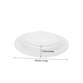 MAGICLULU Decorative Ac Vent Covers 4pcs Ceiling Hole Covers Round Steel Air Vent Cap for Home Kitchen Office Easy Install