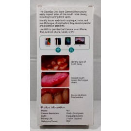 CleanEze WiFi Oral Camera with LED Light Oral Inspection of Individuals Pets NEW
