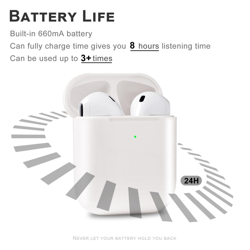 Wireless Charging Case Compatible with Airpods 2nd and 1st Generation,