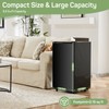 Zibbizo Zibbizo Upgraded Mini Fridge for Bedroom 3.2 Cu.Ft Small