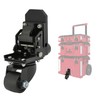 awliye Upgraded Heavy Duty Steel Construction Front Wheels Packout Caster