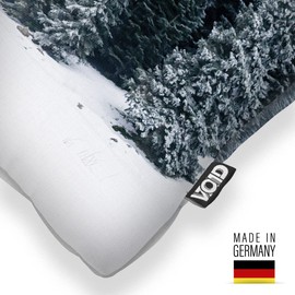 VOID Christmas Forest Winter Snow Cushion Cover Sofa Cushion Decorative Christmas Winter Christmas Decoration Cushion Size: 40 x 40 cm