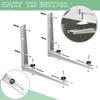 Memrita Mini Split Wall Mounting Bracket,Mini Split Bracket for Ductless