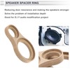 RATCHROLL 2 Pcs Universal Speaker Spacer Ring Adapter Dual Rings