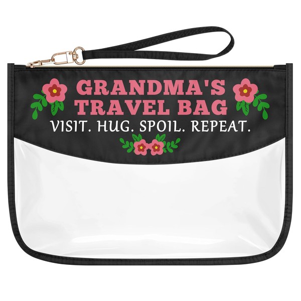 Grandma Gift Grandma's Travel Makeup Bag Grandma Birthday Gift Zipper
