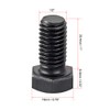 uxcell 1/2''-13 * 1'' Hex Head Screw Bolts Fastener Grade