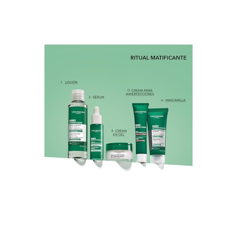 Gel Crema hidratante Matificante Yves Rocher Sebo Vegetal