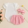 Mubineo Baby Girl Clothes Summer Outfits Cute Flower Romper Ruffle