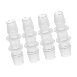 REPAIROCK 4 Pcs 7/16" to 3/8" I Shaped Hose Barb I Barbed Tube Pipe Fitting PP Translucent for Car Auto Replacement Parts