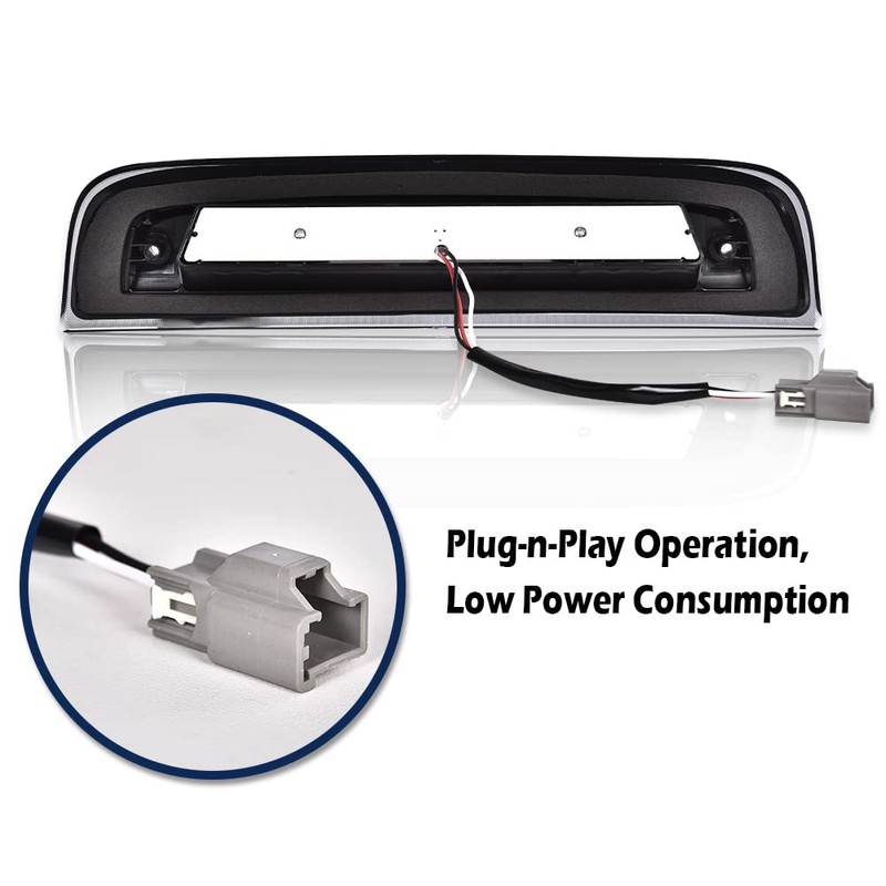ALLGOOD LED 3rd Third Brake Light, Compatible with Sierra/Silverado 2014-2020,