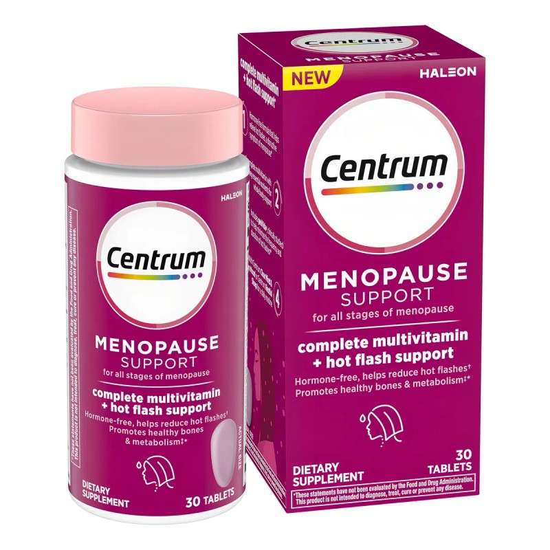 Centrum Apoyo Menopausia Sofocos Tabletas Sabor