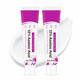 Aufdzceh Azelaic Acid Cream with Niacinamide & Centella Asiatica, Gentle Face Moisturizer for Oil Control & Even Skin Tone, Minimize Pores, Suitable for Blemish-Prone & Oily Skin (20ml) (Pack of 2)