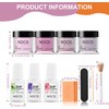 Kit de uñas en polvo de inmersión 4 colores –