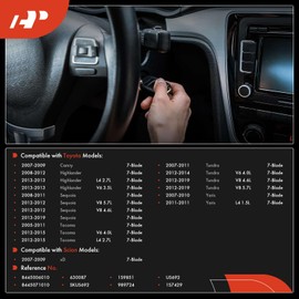 A-Premium Ignition Starter Switch Compatible with Toyota & Scion Vehicles - Camry 2007-2009, Tacoma 2005-2015, Tundra 2007-2019, Highlander 2008-2013, Tundra 2012-2019, Yaris 2007-2011, Sequoia, xD