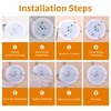 RVZONE RV Lights Interior, 5 Inch RV LED Ceiling Puck