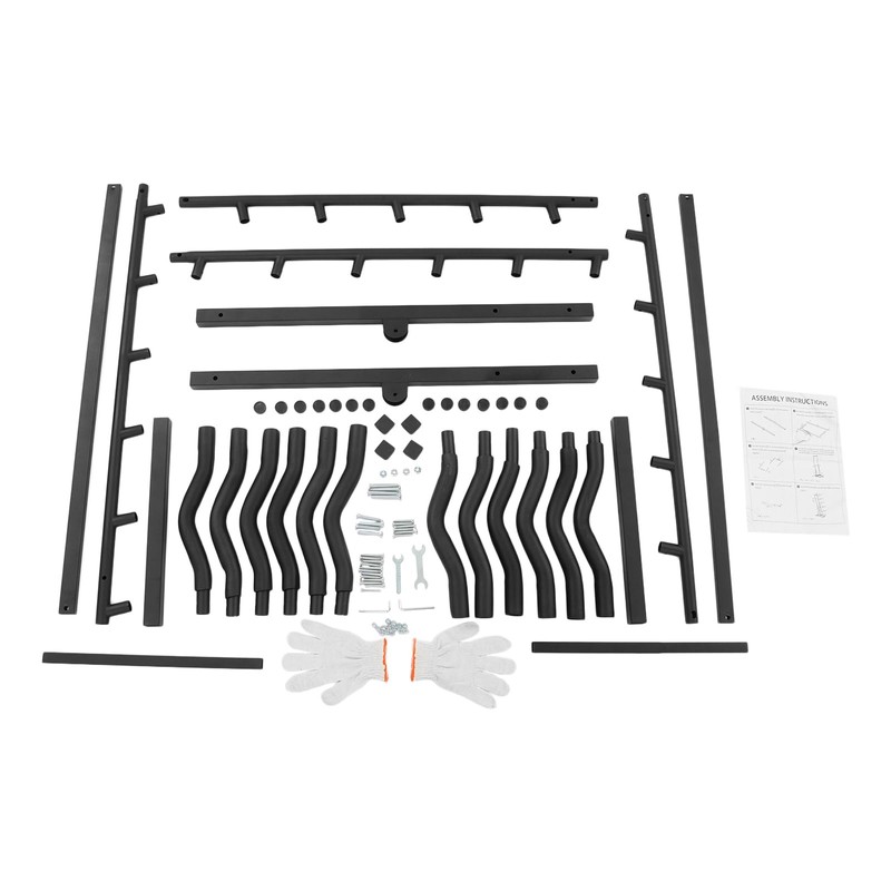 6 Tiers RC Airplanes Storage Rack Metal Model Aircraft Stand