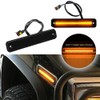 GTINTHEBOX Smoked Lens Amber LED Front Side Marker Light for