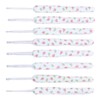 8pcs Crochet Hooks Ergonomic Design Comfortable Handle Easy Identification Compact
