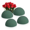 Floral Dry Foam Half Ball 4 Pack Green Floral Foam