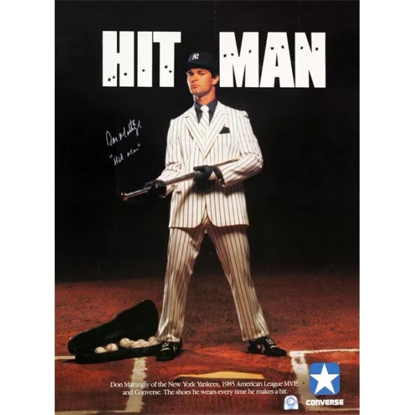 "Handmade" Don Mattingly Hitman poster Vintage Reproduction METAL SIGN 8