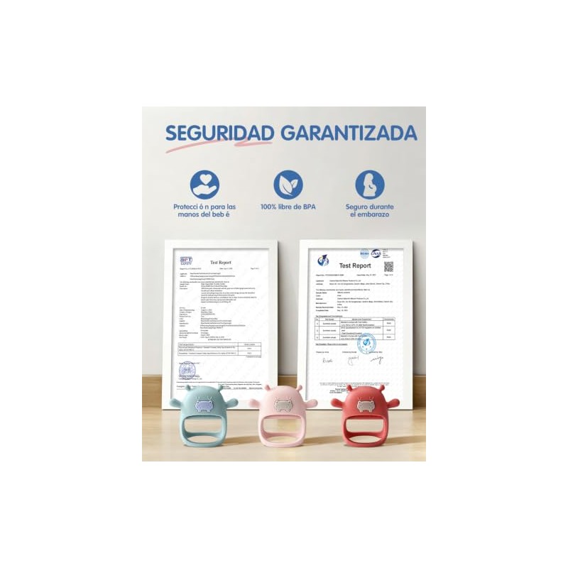 Cieloazul Teether Mordedores Beb?, Mordedor Silicona