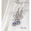 Art Deco Edwardian style Earrings with Crystal Elements
