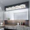 ZUZITO Modern Crystal Bathroom Vanity Lights Fixture LED Vanity Lighting