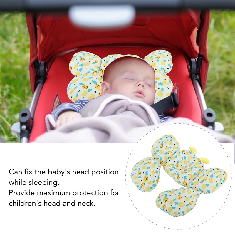 Baby Travel Pillow Universal Design Neck Support Head Protection Comfortable