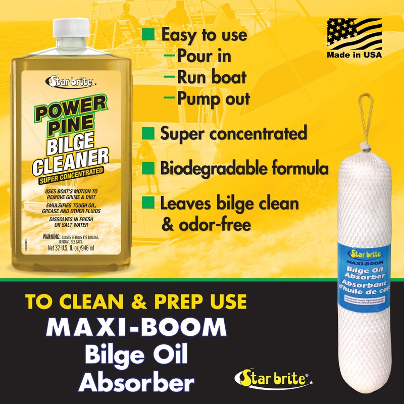 STAR BRITE Power Pine Boat Bilge Cleaner Super Concentrate -