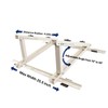 WeCooper Rooftop Mini Split Mount Bracket 9000to24000BTU,Heavy Duty Adjustable Roof